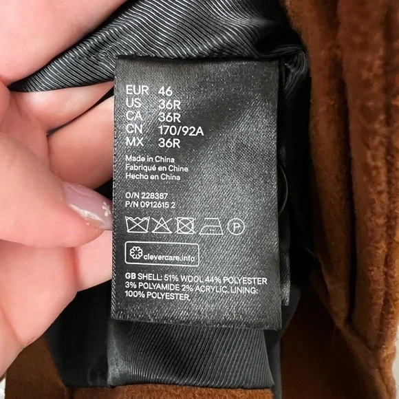 H&M Wool Blend Car Coat - Picture 6 of 9